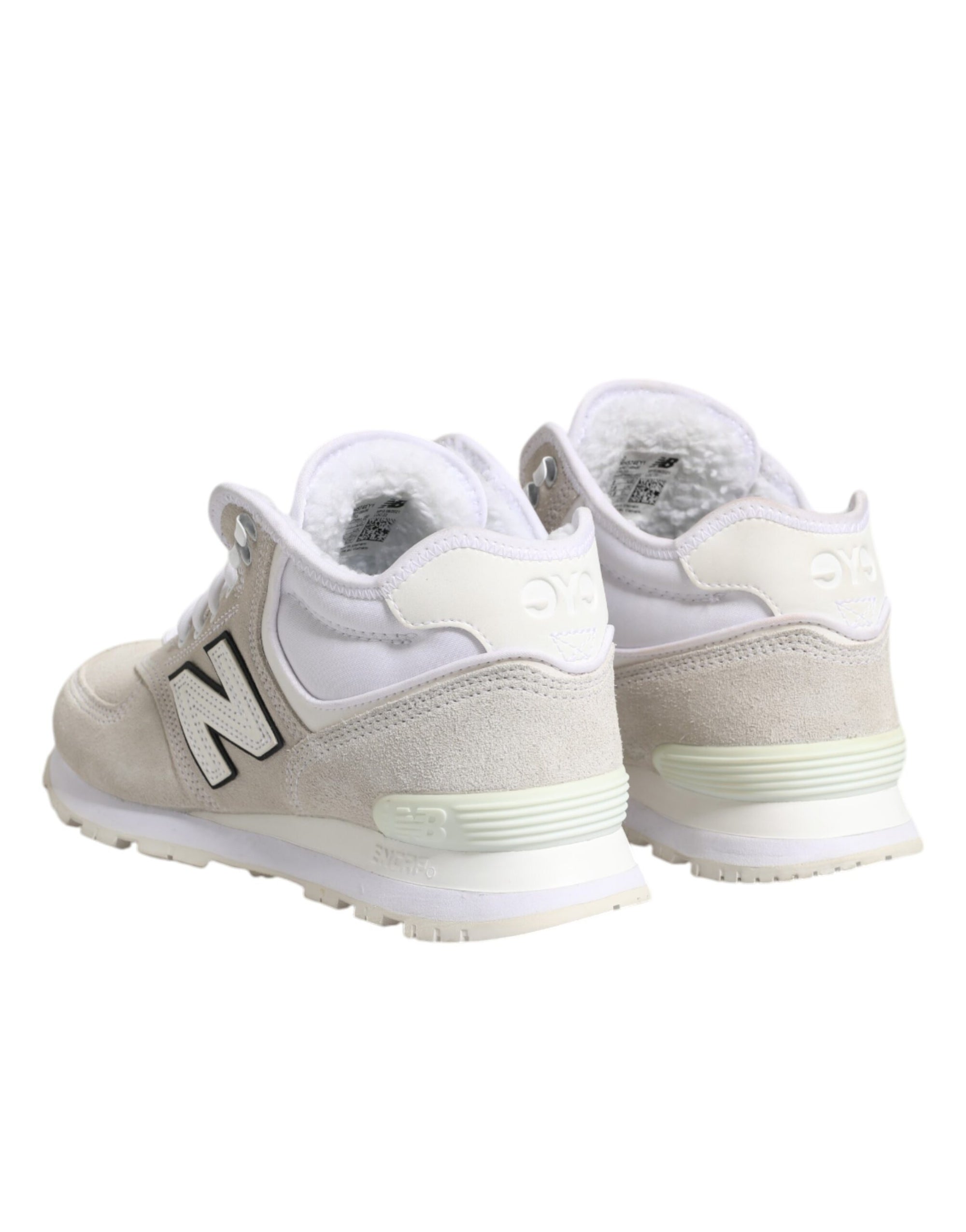 New Balance Off White Suede Sneakers Shoes