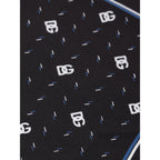 Dolce & Gabbana Black Silk Pocket Square