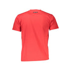 Cavalli Class Red Cotton Men T-Shirt