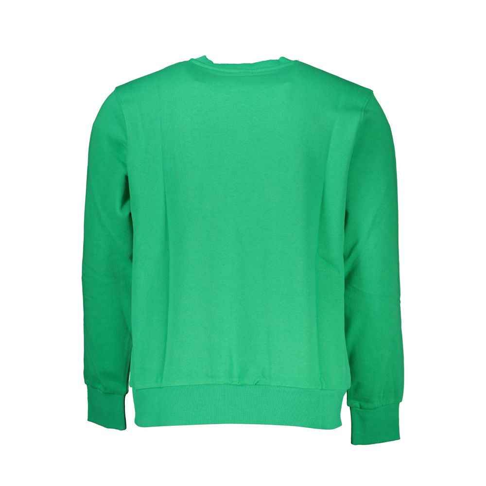 North Sails Green Cotton Men Sweater