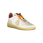 Blauer Sleek White Sneakers with Contrast Accents