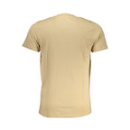 Cavalli Class Beige Cotton Men's T-Shirt
