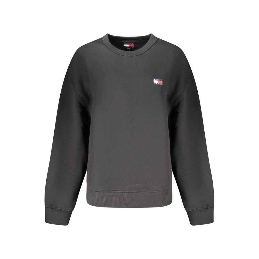 Tommy Hilfiger Black Cotton Women Sweater