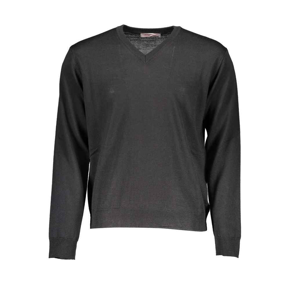 Romeo Gigli Black Wool Men Sweater