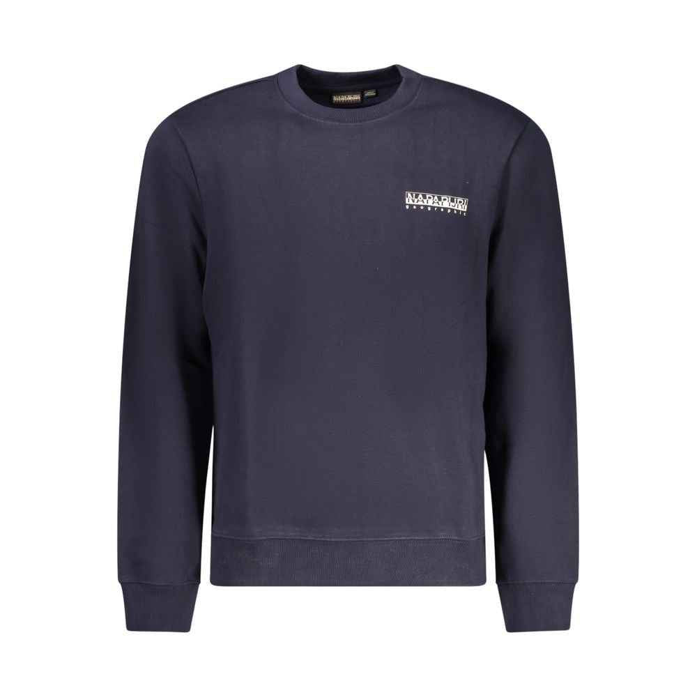 Napapijri Blue Cotton Men Sweater