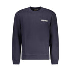 Napapijri Blue Cotton Men Sweater