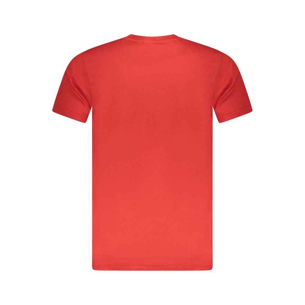 Cavalli Class Red Cotton Men T-Shirt