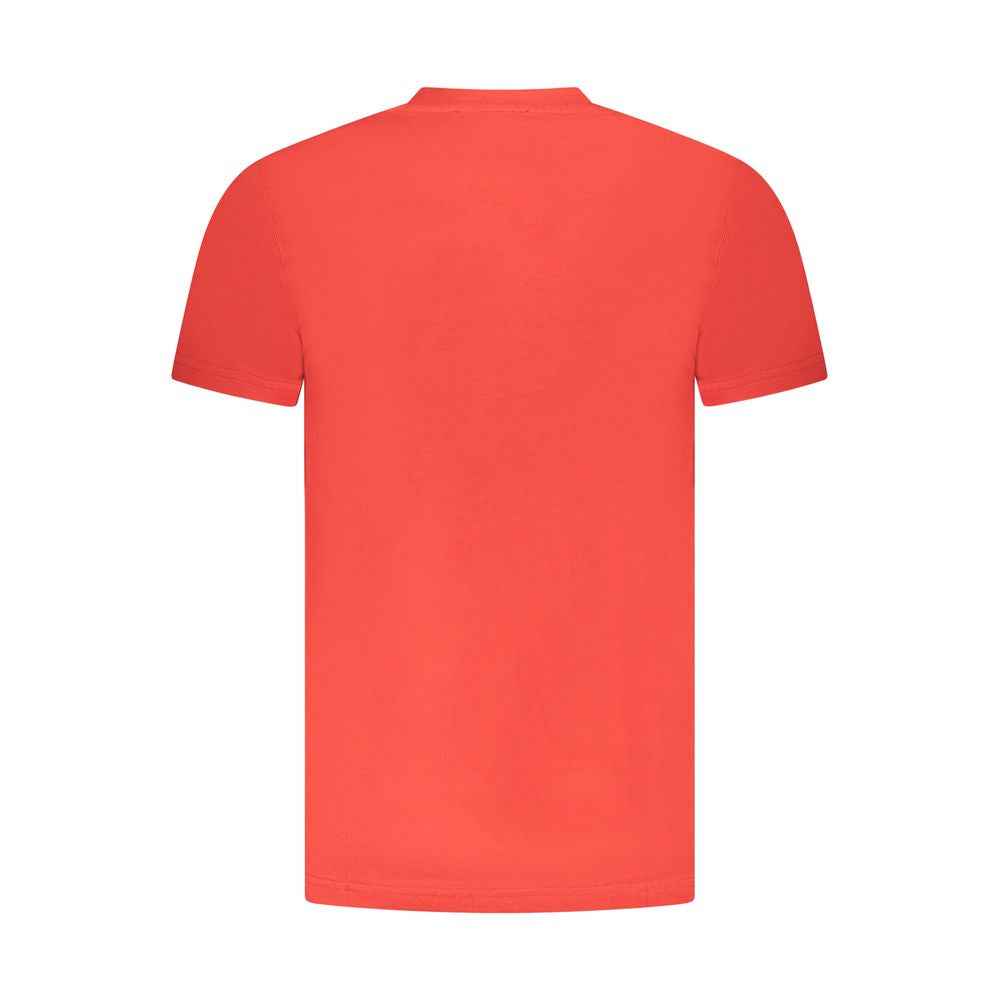Cavalli Class Red Cotton Men T-Shirt