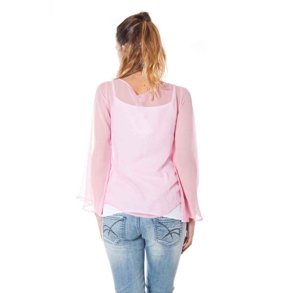 Phard Pink Silk Women Top