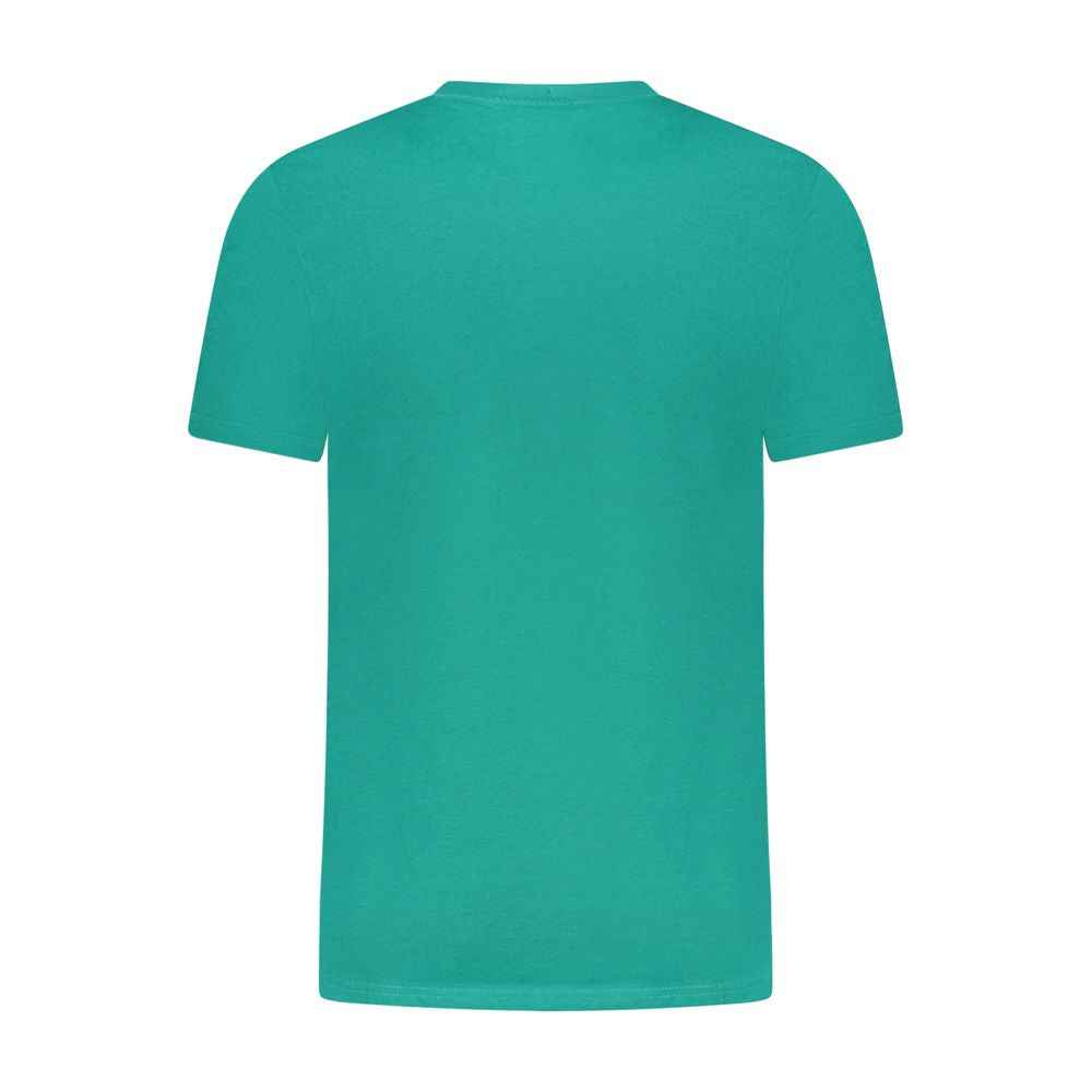 Cavalli Class Green Cotton T-Shirt