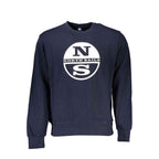 North Sails Blue Cotton Men Sweater