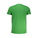 Cavalli Class Green Cotton T-Shirt