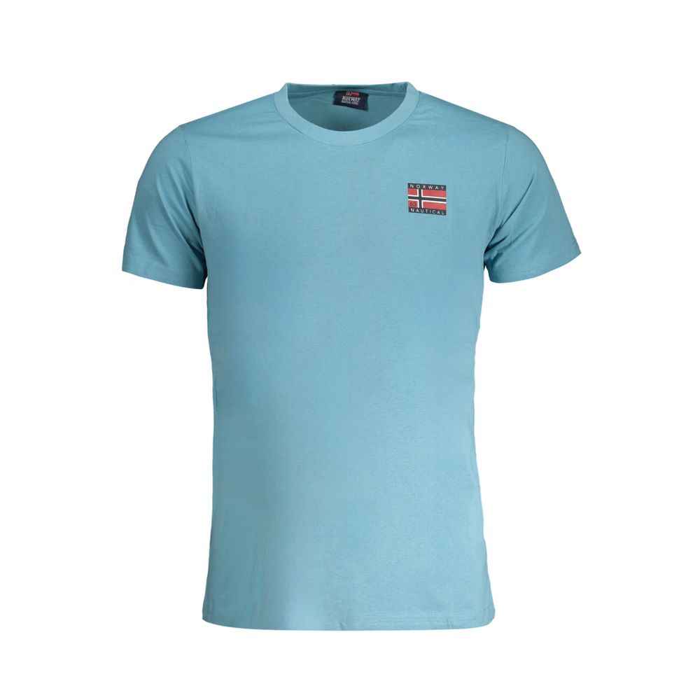 Norway 1963 Light Blue Cotton Men T-Shirt