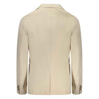 Guess Jeans Beige Cotton Men Jacket