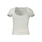 Guess Jeans White Spandex Women T-Shirt