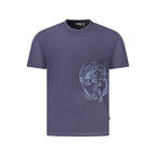 Napapijri Blue Cotton Men T-Shirt