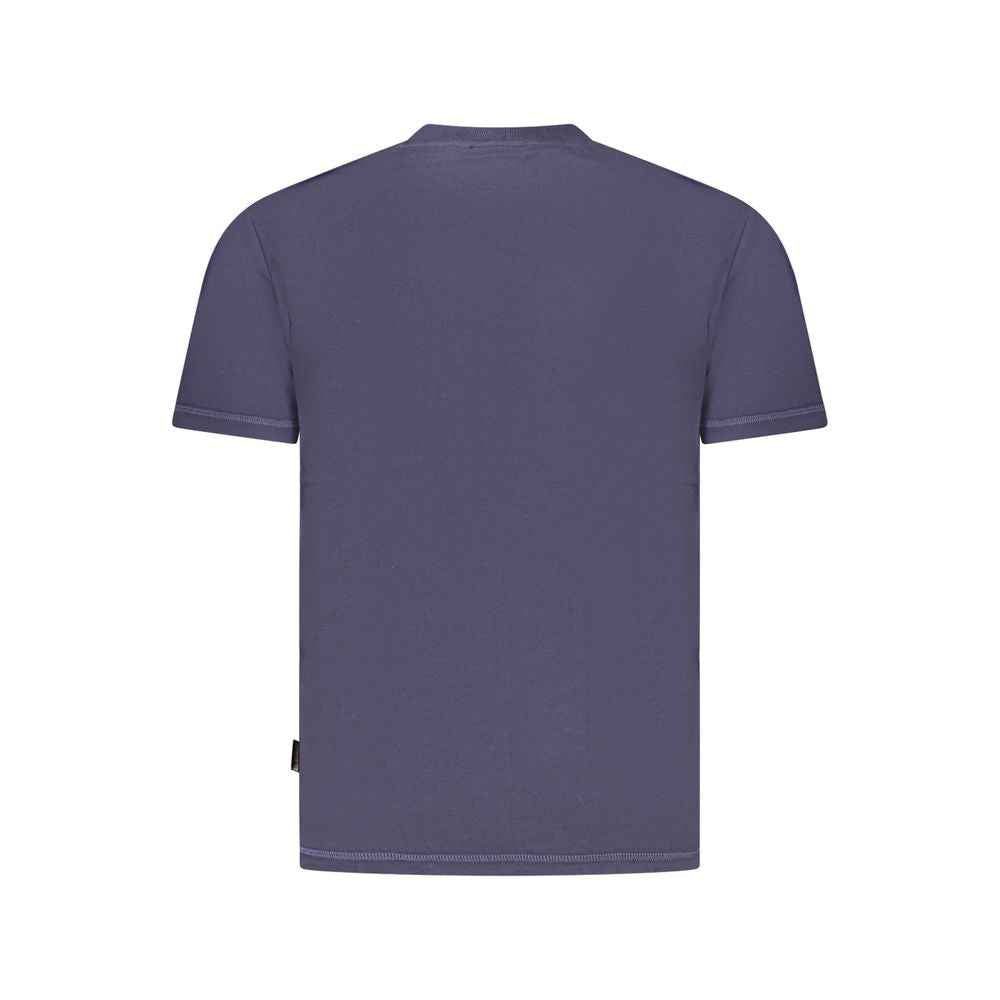 Napapijri Blue Cotton Men T-Shirt
