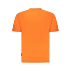 Napapijri Orange Cotton Men T-Shirt