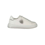 Blauer White Leather Women Sneaker