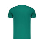 Cavalli Class Green Cotton Men T-Shirt