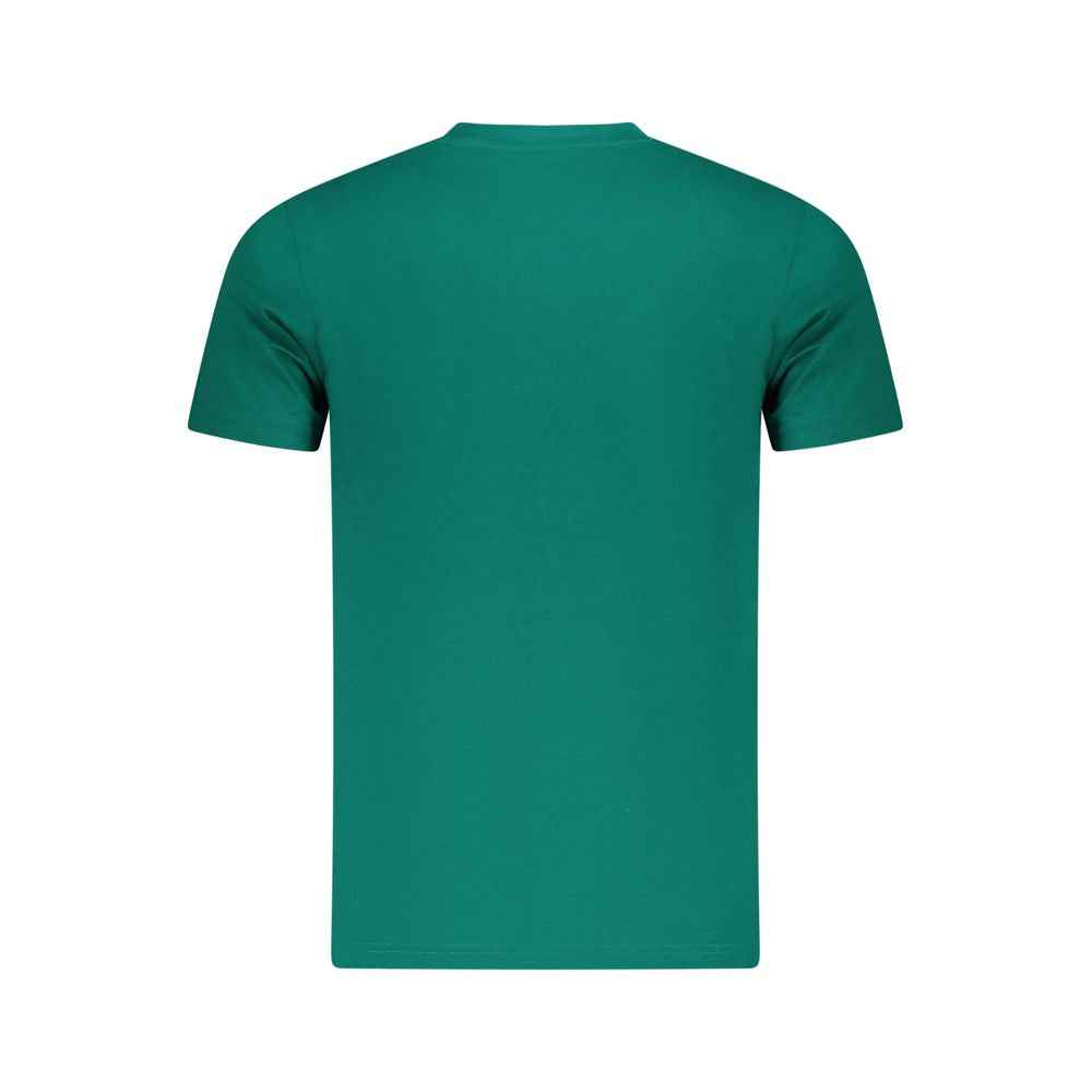 Cavalli Class Green Cotton Men T-Shirt