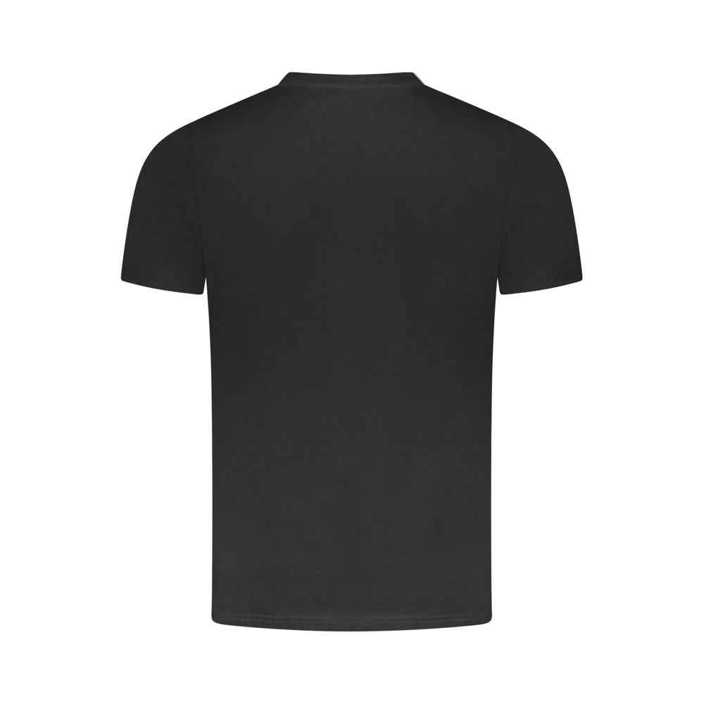 Cavalli Class Black Cotton Men T-Shirt