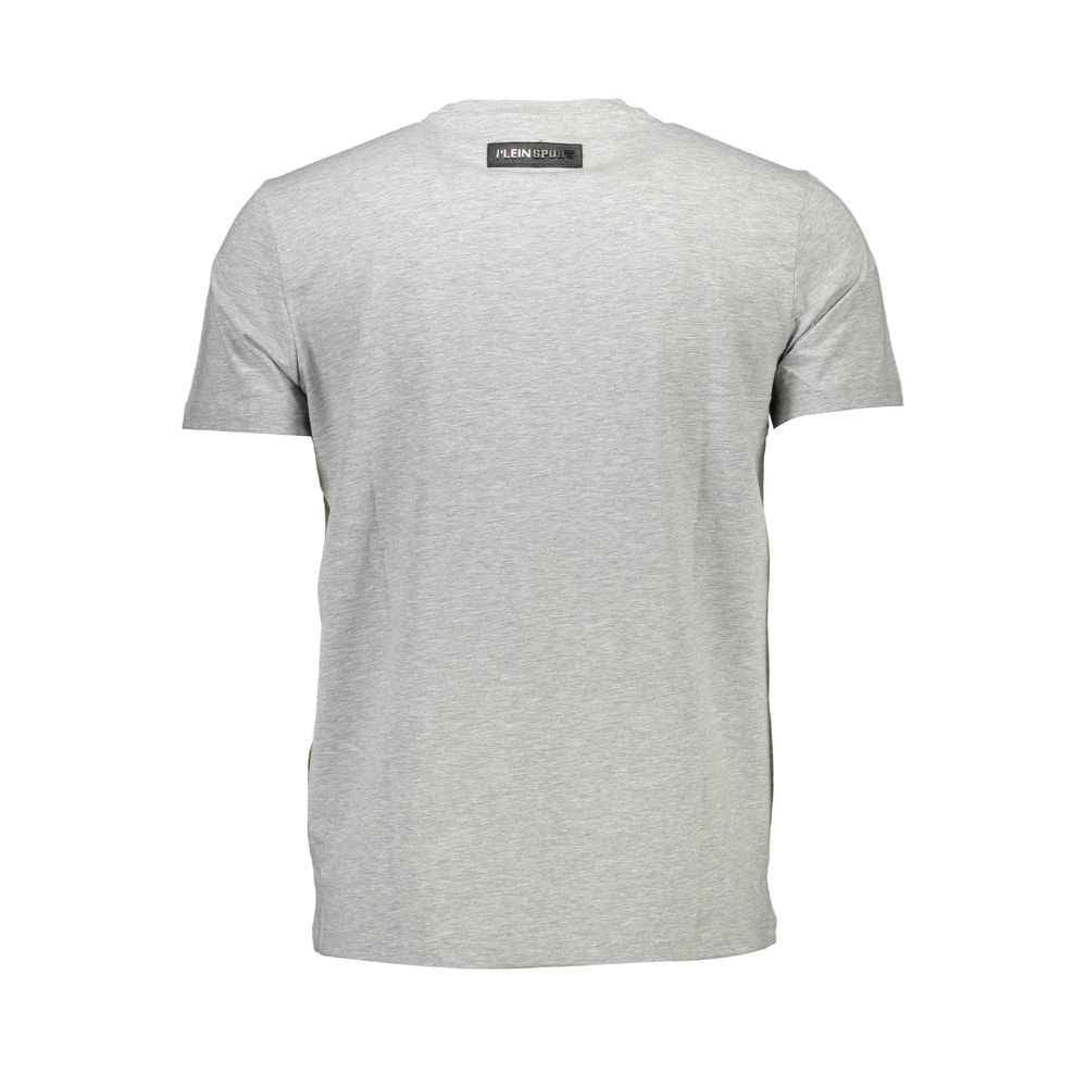 Plein Sport Brown Cotton Men T-Shirt