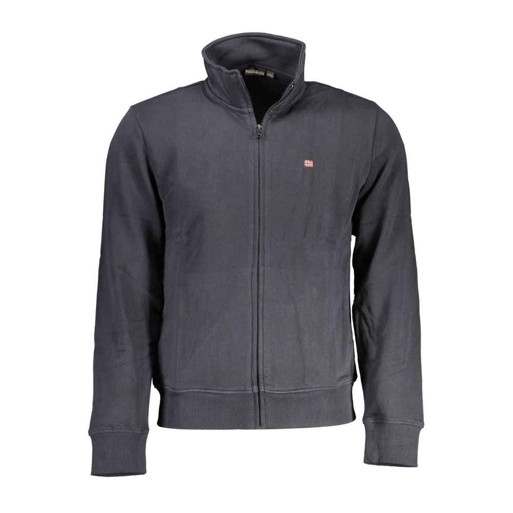 Napapijri Black Cotton Men Sweater