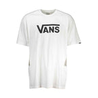 Vans White Cotton Men T-Shirt