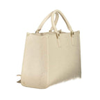 Mario Valentino Beige Polyethylene Women Handbag