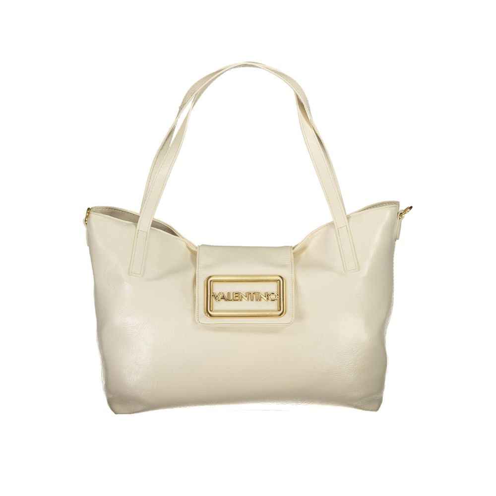 Mario Valentino Beige Polyethylene Women Handbag