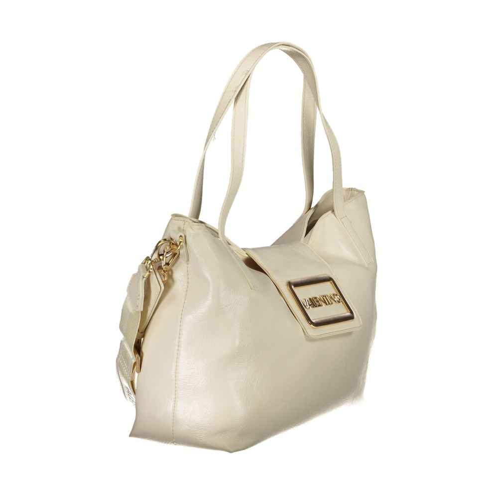 Mario Valentino Beige Polyethylene Women Handbag
