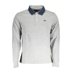 La Martina Brown Cotton Men Polo Shirt