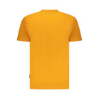 Napapijri Orange Organic Cotton Men T-Shirt