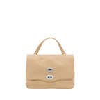 Zanellato Beige Calf Leather Bos Taurus Shoulder Bag