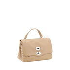Zanellato Beige Calf Leather Bos Taurus Shoulder Bag