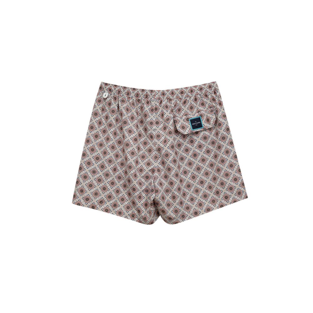 Gran Sasso Pink Polyester Swim Short