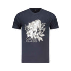 Cavalli Class Blue Cotton Men T-Shirt