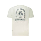 Napapijri White Cotton Men T-Shirt
