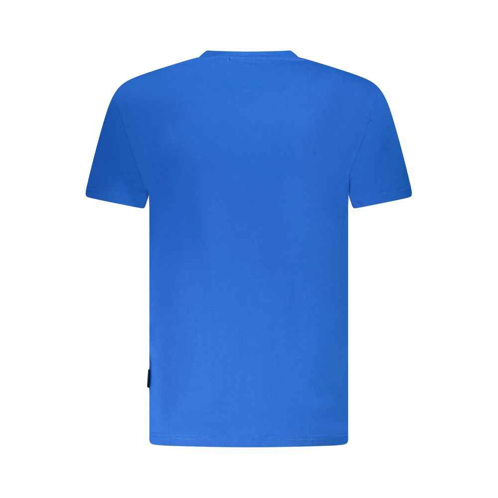 Napapijri Blue Cotton Men T-Shirt