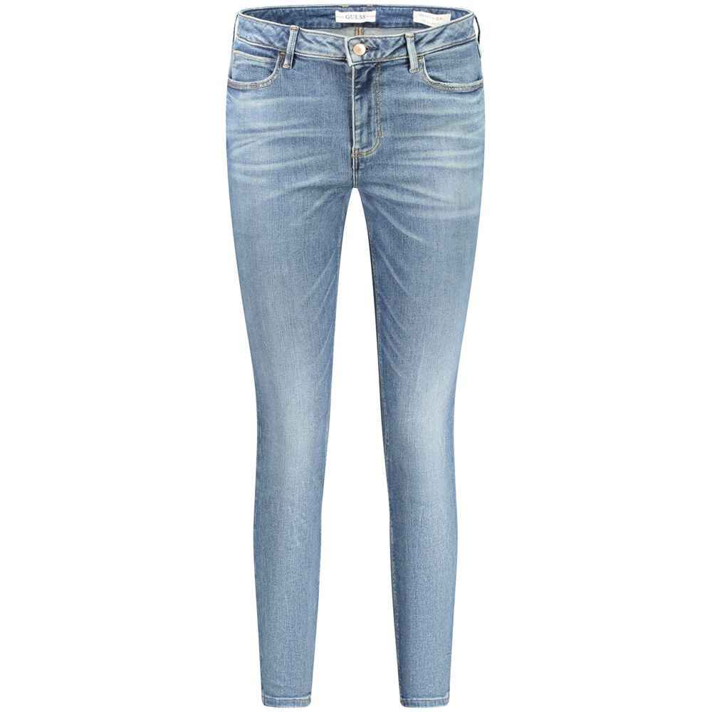 Guess Jeans Blue Recycled Cotton Women Jeans