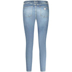 Guess Jeans Blue Recycled Cotton Women Jeans