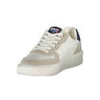 Blauer White Leather Men Sneaker