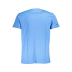 La Martina Blue Cotton Men T-Shirt