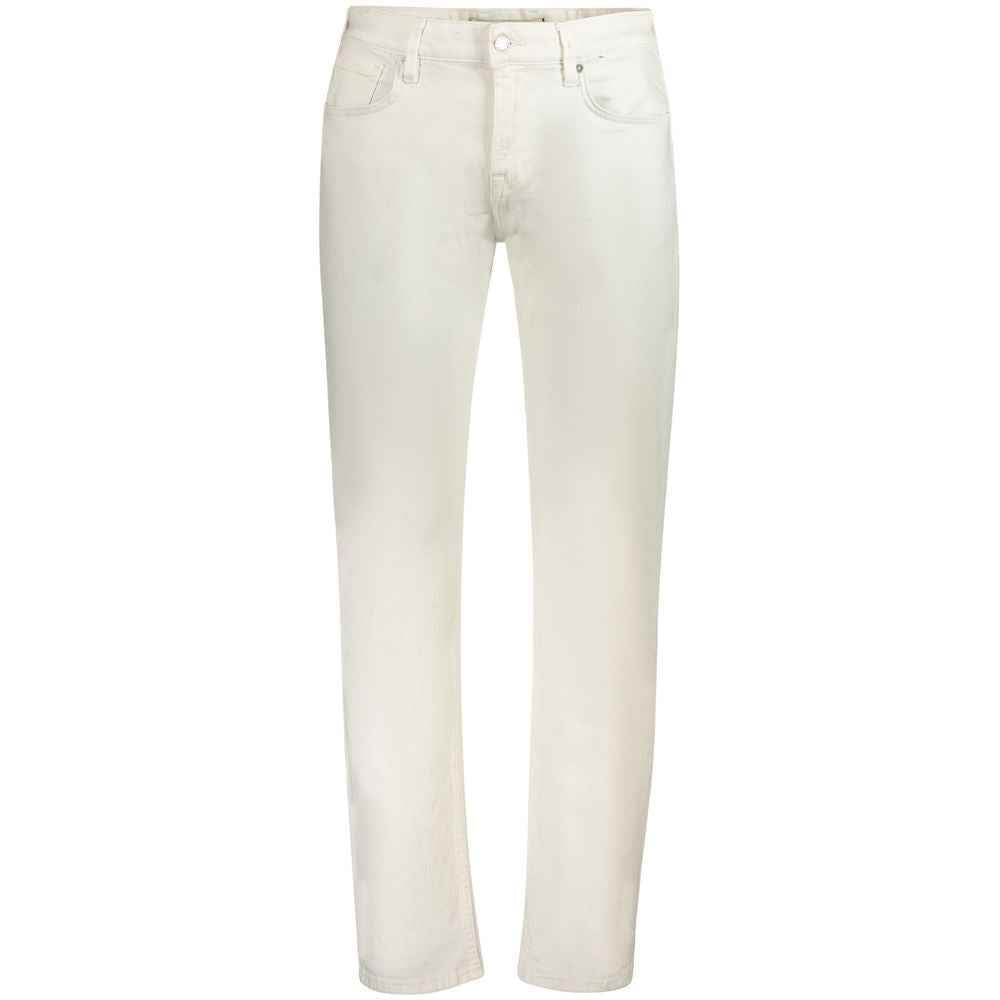 Guess Jeans White Cotton Mens Jeans