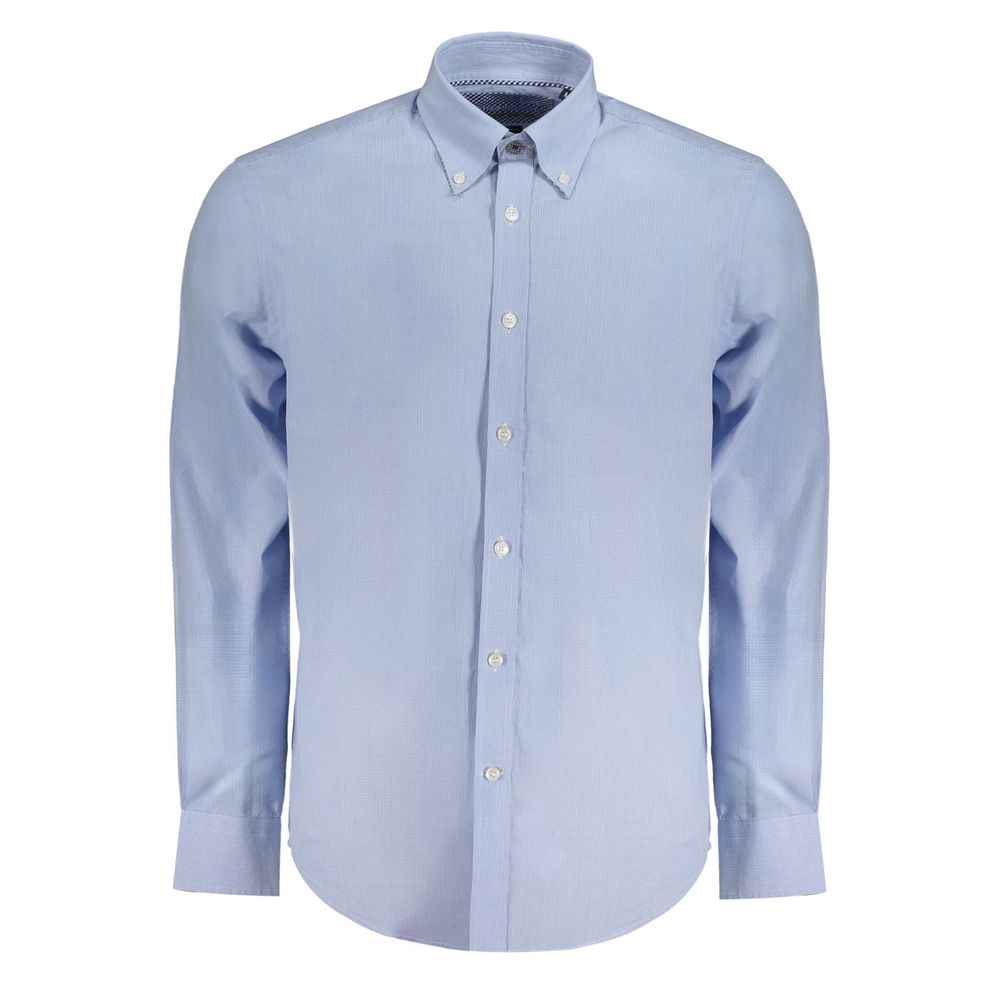 Harmont & Blaine Light Blue Cotton Men Shirt