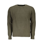 North Sails Green Cotton Men Sweater