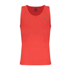 Norway 1963 Red Cotton Men Tank Top