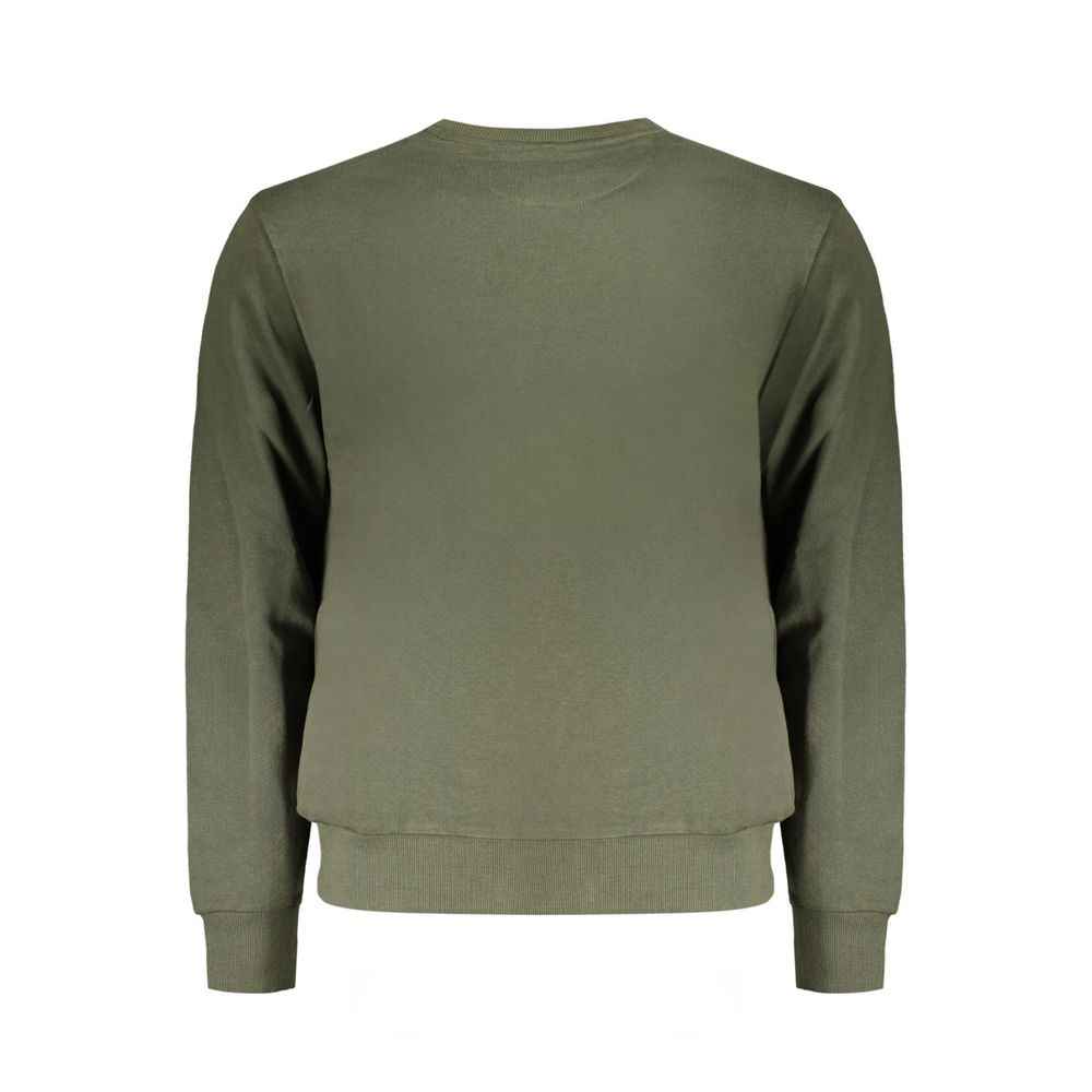 North Sails Green Cotton Men Sweater