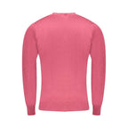 Cavalli Class Red Viscose Men Sweater